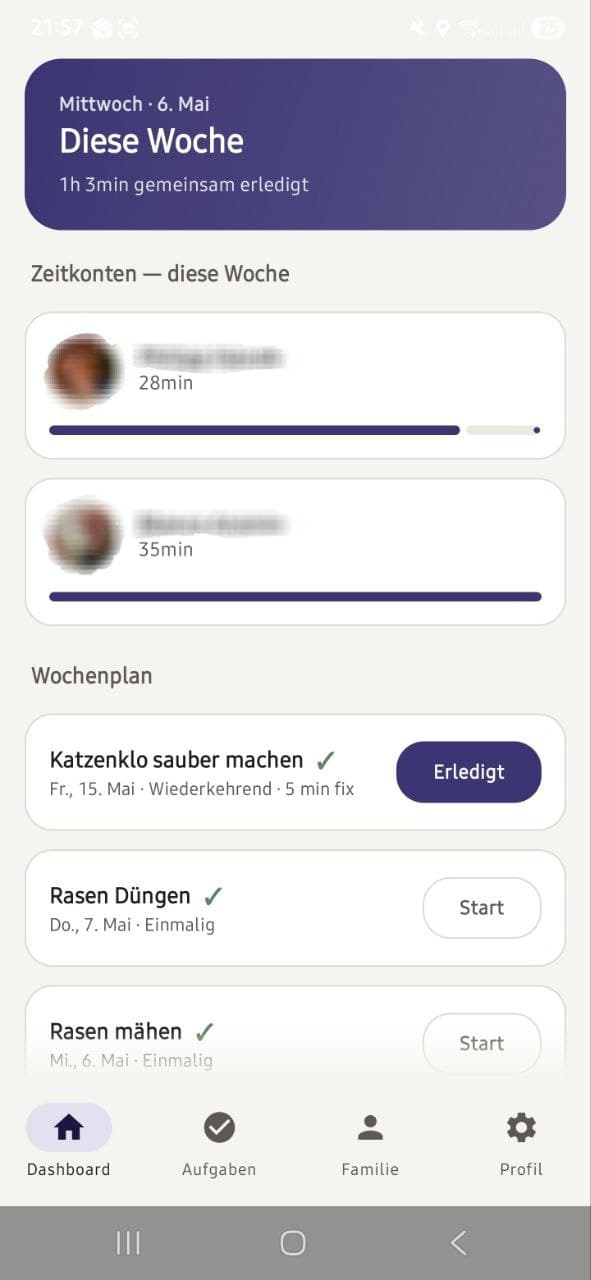 Screenshot von Choreo