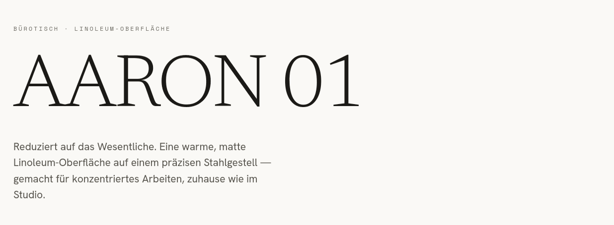 Aaron – Vorschau