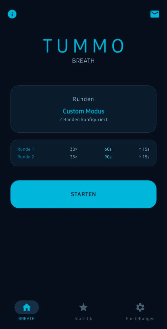 Screenshot von Tummo Breath